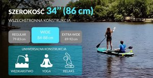 Coasto Deska SUP Octopus 335x86x15 cm (11') allround 4