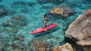 Deska SUP Prana Meteor Red 350x89x15 cm (11'6'') yoga 9