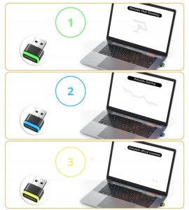 SYMULATOR MYSZKI RUCHU MYSZY MOUSE JIGGLER USB 3 TRYBY PRACA ZDALNA 8