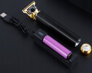 MASZYNKA DO STRZYŻENIA WŁOSÓW TRYMER DO  GOLENIA BRODY GOLARKA 4 NAKŁADKI 9