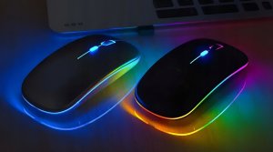 MYSZKA BEZPRZEWODOWA CICHA PODŚWIETLANA RGB BEZKLIKOWA BLUETOOTH DO LAPTOPA 8