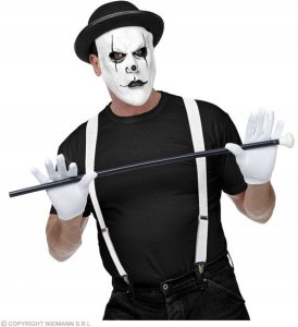 Widmann Harlekin maske med bowlerhat. 4
