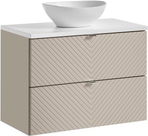 Zestaw meblowy 80cm z blatem i umywalką nablatową Lola 2