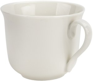 Filiżanka porcelanowa 400 ml + spodek Bella krem 5
