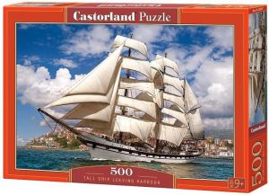 Castorland Puzzle 500 Tall Ship Leaving Harbour (253343) 1