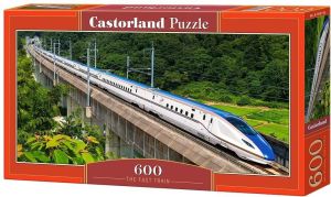 Castorland Puzzle 600 Szybki pociąg (248288) 1