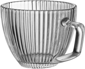 Filiżanka szklana 250 ml + spodek Selena 5