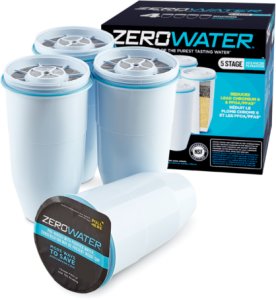 Zestaw wkładów wymiennych do dzbanka filtrującego Zero Water 4-pack 1
