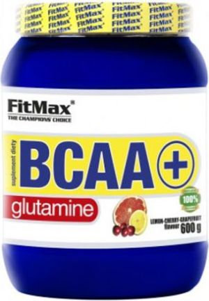 FitMax BCAA Glutamine Cytryna-wiśnia-grejpfrut 600g 1