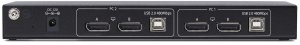 StarTech.com 2-Port Dual-Monitor DisplayPort KVM Switch with Dual View Video Matrix, 4K 60Hz, 4x USB Hub Ports, Hotkey Switching, DP 1.2 Matrix KVM, TAA Compliant, 3840 x 2160 pixels, 4K Ultra HD, 36 W, Black 3