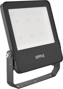 OPPLE Lighting LEDFlood-E3 Re246-70W-830-BL, Black, IP66, Aluminium, Polycarbonate (PC), Tempered glass, I, IK07, 1 m 1
