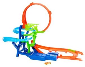 Hot Wheels Tor samochodowy The Hot Ones - Powietrzna kraksa (JFD12) (965-2558) 5