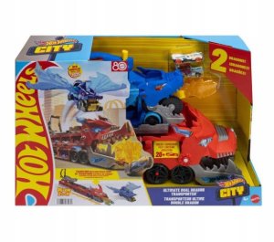 Hot Wheels Smoczy Transporter City Ultimate Dual Dragon Hauler JBM72 2