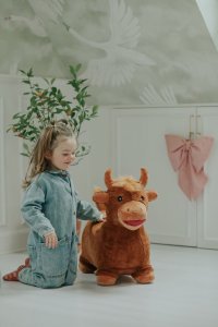 KREA Hop And Bounce Plush Jersey Cow 3