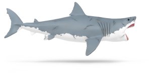 Figurka Schleich Megalodon 3
