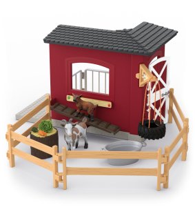 Figurka Schleich Goat stable 2