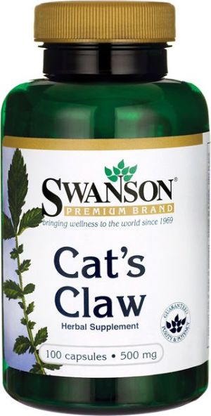 Swanson Cat's claw 500mg 100 kaps. 1