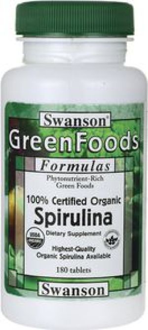 Swanson Spirulina Certified 180 tabl. 1