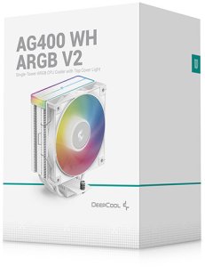 Chłodzenie CPU Deepcool AG400 WH ARGB V2 (R-AG400-WHAMMN-GJD) 6