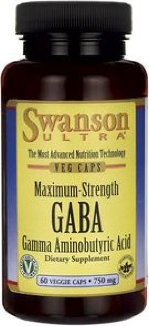 Swanson GABA Forte 750mg 60 kaps. 1
