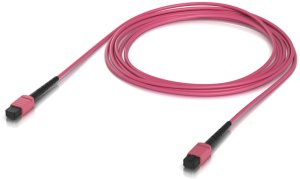 Indoor OM4 multi-mode fiber  patch cable with MPO-12 Type 1