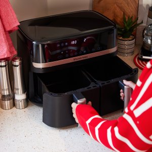 Airfryer 27680-56/RH Satisfry Dual Basket Air Fry 10