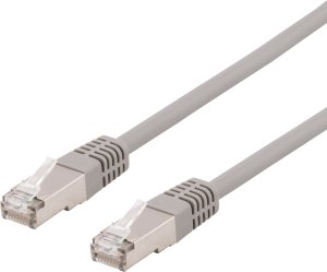 DELTACO U/STP Cat6a patchkabel, LSZH, 25m, Grey 1