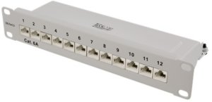 Deltaco 10-PATCH14, 10 Gigabit Ethernet, Fast Ethernet, Gigabit Ethernet, 10000 Mbit/s, RJ-45, Cat6a, U/FTP (STP), 22/26 1
