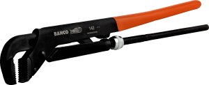 Bahco Swedish Model, Black, Orange, Swedish pipe wrench, Orange, 16 cm, 90°, Steel 1