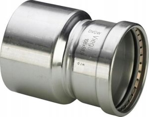 Sanpress Inox XL reduktion 88,9 x 76,1 mm rustfrit stål 1