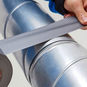 Lærredstape tesa 4662, 48 mm x 50 m, sølv 2