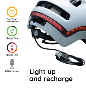 Nutcase Vio Blanco Gloss Mips Light cycling helmet, 55-59 cm 5