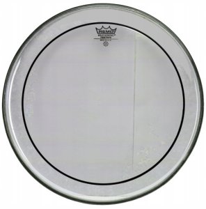 Remo Pinstripe 15" drum head, transparent 1