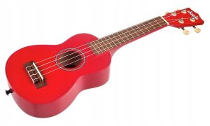 Kala Ukadelic Cherry Bomb Soprano ukulele, red 5