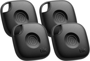 Tile Mate 2024 Locator, 4-pack, black 1