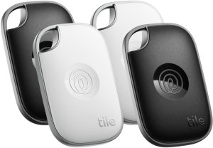 Tile Pro 2024 Locator, 4-pack, black and white 1