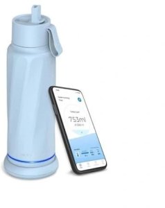 SIGG WaterH VITA FlipLid smart drinking bottle, 532 ml, light blue 2