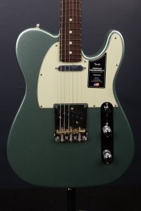 Fender American Professional II Telecaster Electric Guitar, Mystic Surf Green 1