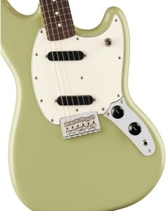 Fender Player II Mustang -6-string electric guitar, SS, Birch Green 1