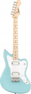Squier Mini Jazzmaster HH Electric Guitar, Daphne Blue 1