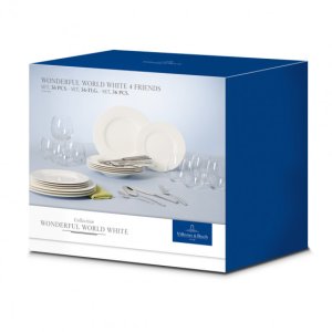 Villeroy & Boch Wonderful World White 4 Friends dinnerware set, 36 pieces 2