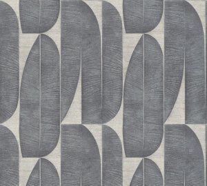 WALLPAPER 396583 GREY LEAVES (12) 1