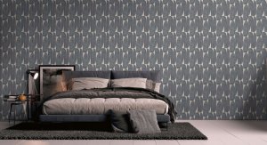 Vipro Group WALLPAPER 396583 GREY LEAVES (12) 4