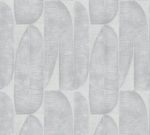 WALLPAPER 396582 GREY LEAVES (12) 1
