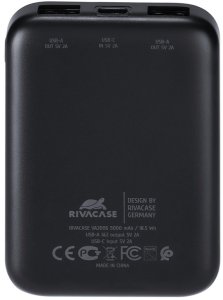 POWER BANK USB 5000MAH/VA2006 BLACK RIVACASE 7