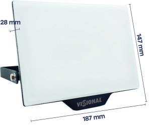 LED Moisture-resistant outdoor floodlight 50W, 5500Lm, 4000K, IP65 1
