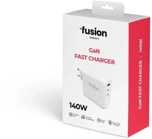 Energy GaN 140W USB-C / USB-A / 3A White 1