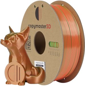 Copymaster3D Duo-Silk filament for 3D printer, 1.75 mm, green/orange 1