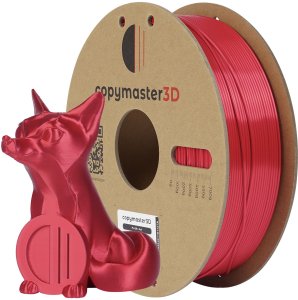Copymaster3D PLA Silk filament for 3D printer, 1.75 mm, red 1