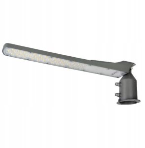 Gatves sviestuvas su foto rele LED 230V 100W 10 000lm, 140deg x 70deg 4000K, pilkas, FLAMINGO, IP65, IK08 1